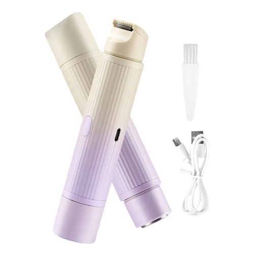 2in1 Electric Razor, Bikini/Facial Trimmer, Painless, Portable for Women - Picture 7 of 10