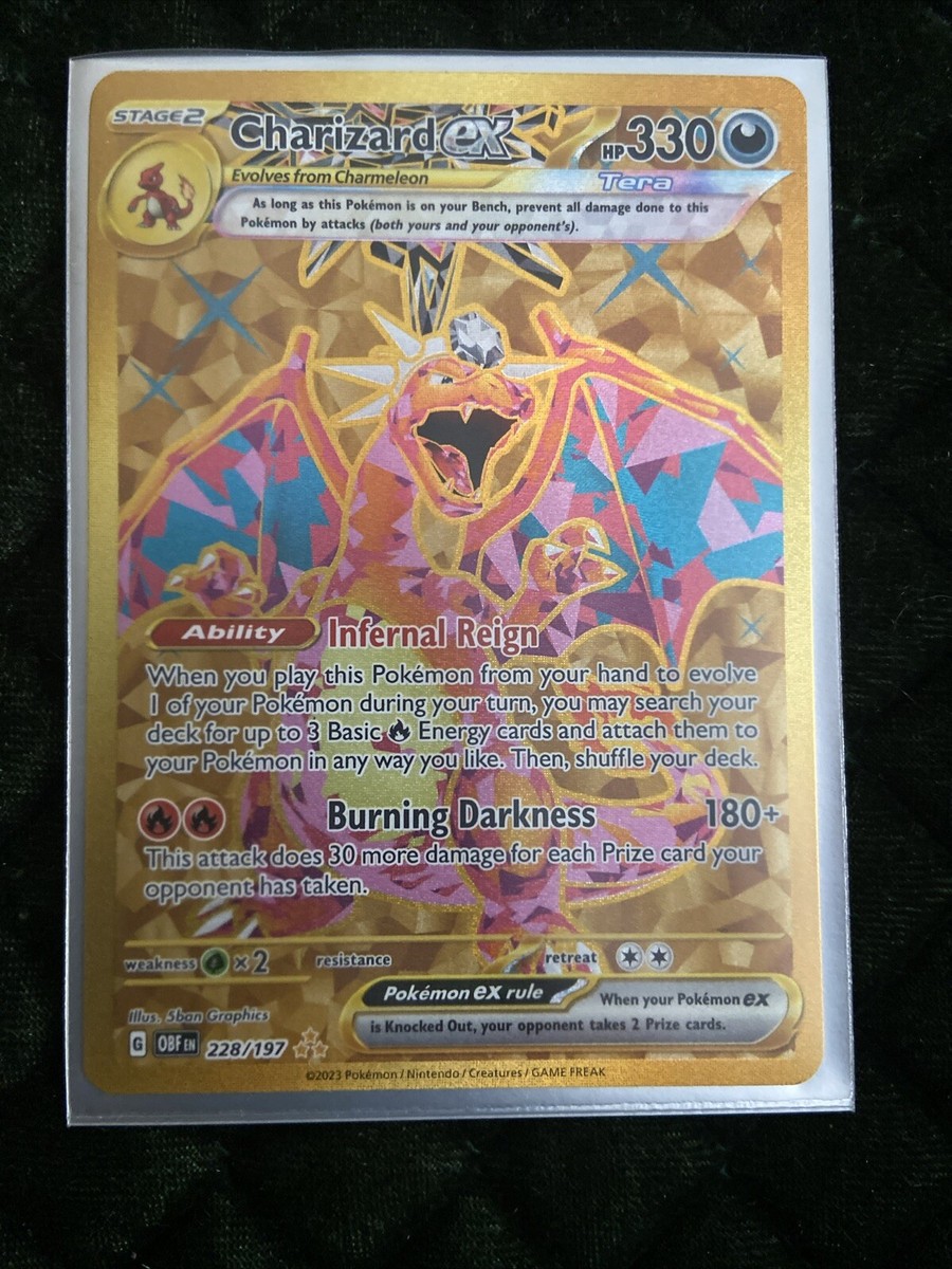 Nintendo Pokmon - 1-Card Charizard ex -Triple gold stars Nintendo Pokmon - 1-Card Charizard ex -Triple gold stars