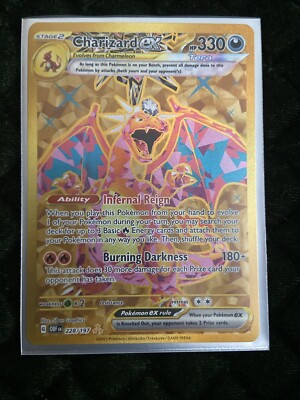 Nintendo Pokmon - 1-Card Charizard ex -Triple gold stars | eBay