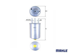 MAHLE KL 511 Kraftstofffilter für FORD Tourneo Connect Transit Connect Neu