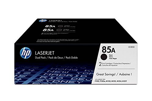 Hp 85A 2-Pack Black Toner Hp Laserjet Ce285A Dual Pack NUOVO