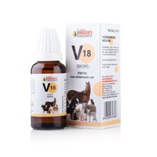 Bakson Veterinary V18 Teeth Drops 30ml pain associated with dentition, pyorrhoea