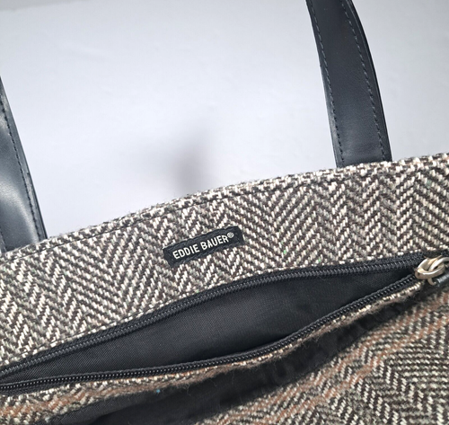 Bolso de Mano Convertible Eddie Bauer Tejido a Cuadros Sarga - Imagen 9 de 11