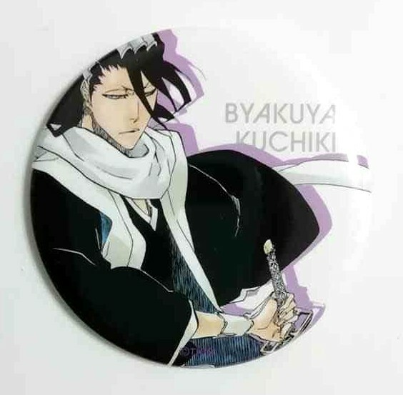 Bleach EX Genga Can Badge Button Collection Byakuya Kuchiki Kubo - Main Image