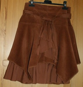 jupe velours cache cache