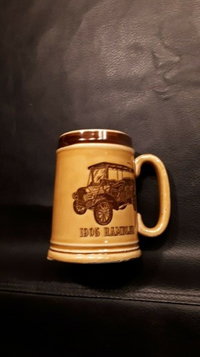 1905 Antique Rambler Automobile Mug Mann Imports 1967 Japan - Picture 7 of 8