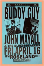 BUDDY GUY JOHN MAYALL 1993 Original Roseland Theater Portland OR Concert Poster