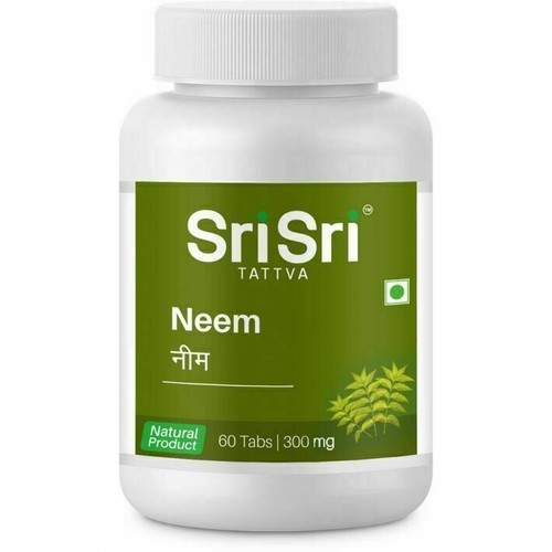 Sri Sri Tattva Ayurveda NEEM 60 Tablets | 500mg Tablet | Free Shipping