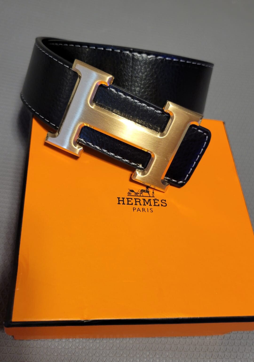 Black Hermes Belt eBay