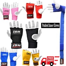 Gel Inner Gloves With Wrist Hand Wraps Padded...
