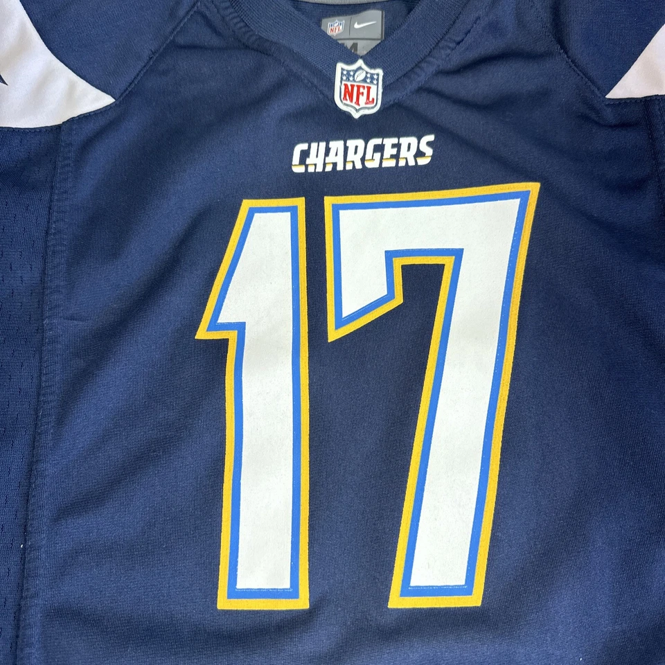 Футболка Philip Rivers No17 Nike молодежная детская маленькая San Diego Chargers болты - Изображение 3 из 4