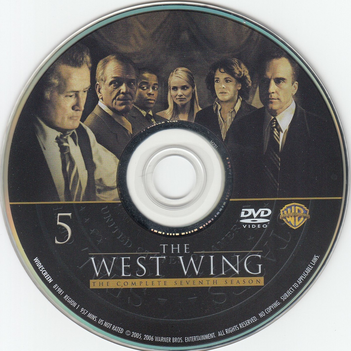 WEST.CD、DVD Individual Replacement For The West Wing Season 7 (DVD) Disc # Of