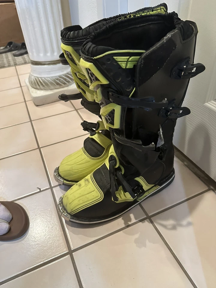 Botas todoterreno Fly Racing Maverick de motocross talla 13 para hombre punta de acero reforzado Foto 3 de 4