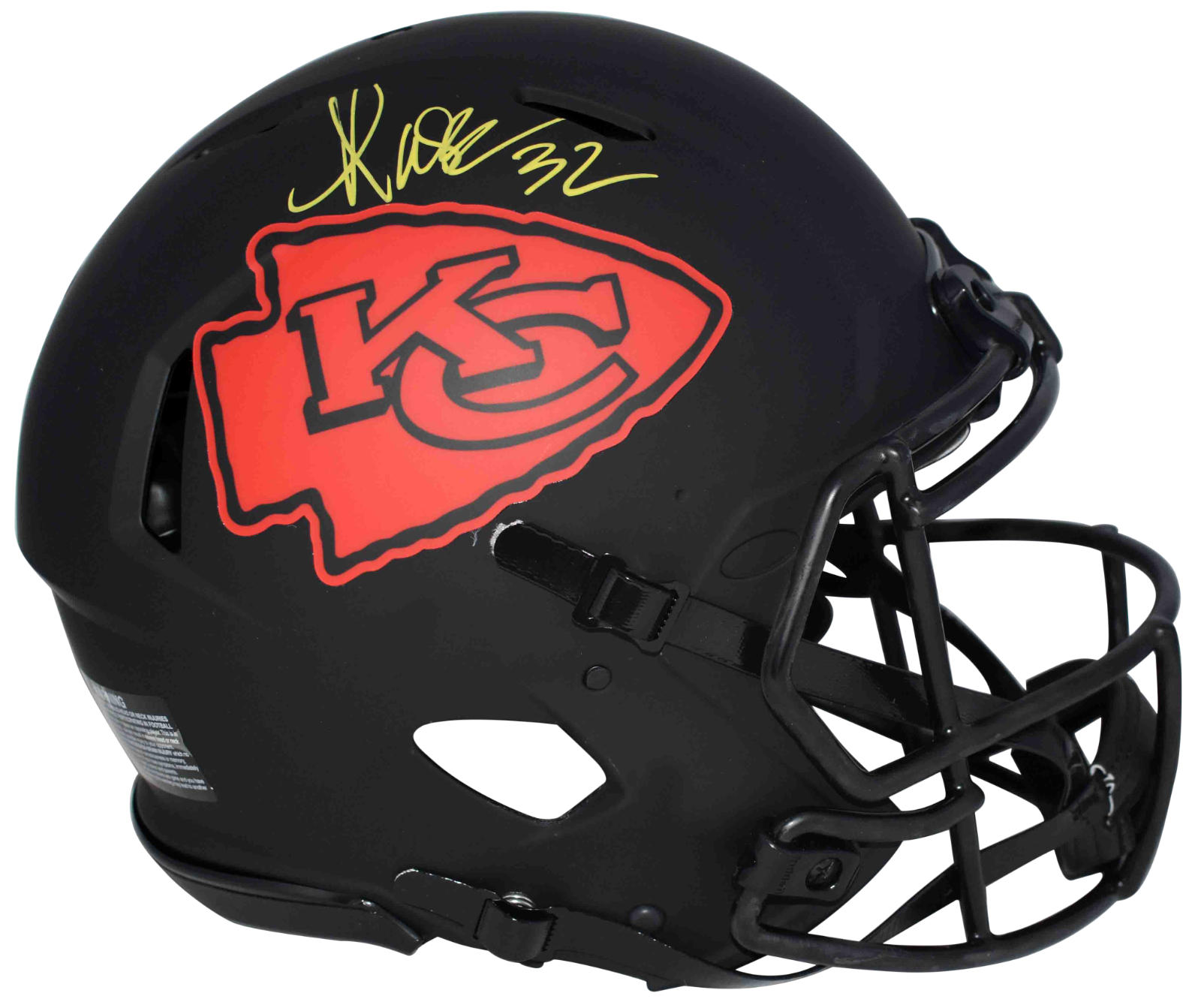 Marcus Allen Autographed Signed Kansas City Chiefs ECLIPSE AUTHENTIC SPEED HELMET BECKETT 