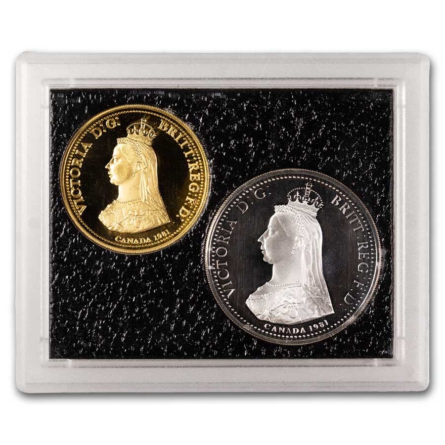 1981 Canada Gold/Silver Engelhard & JM Beaver-Castor Medal Set | eBay