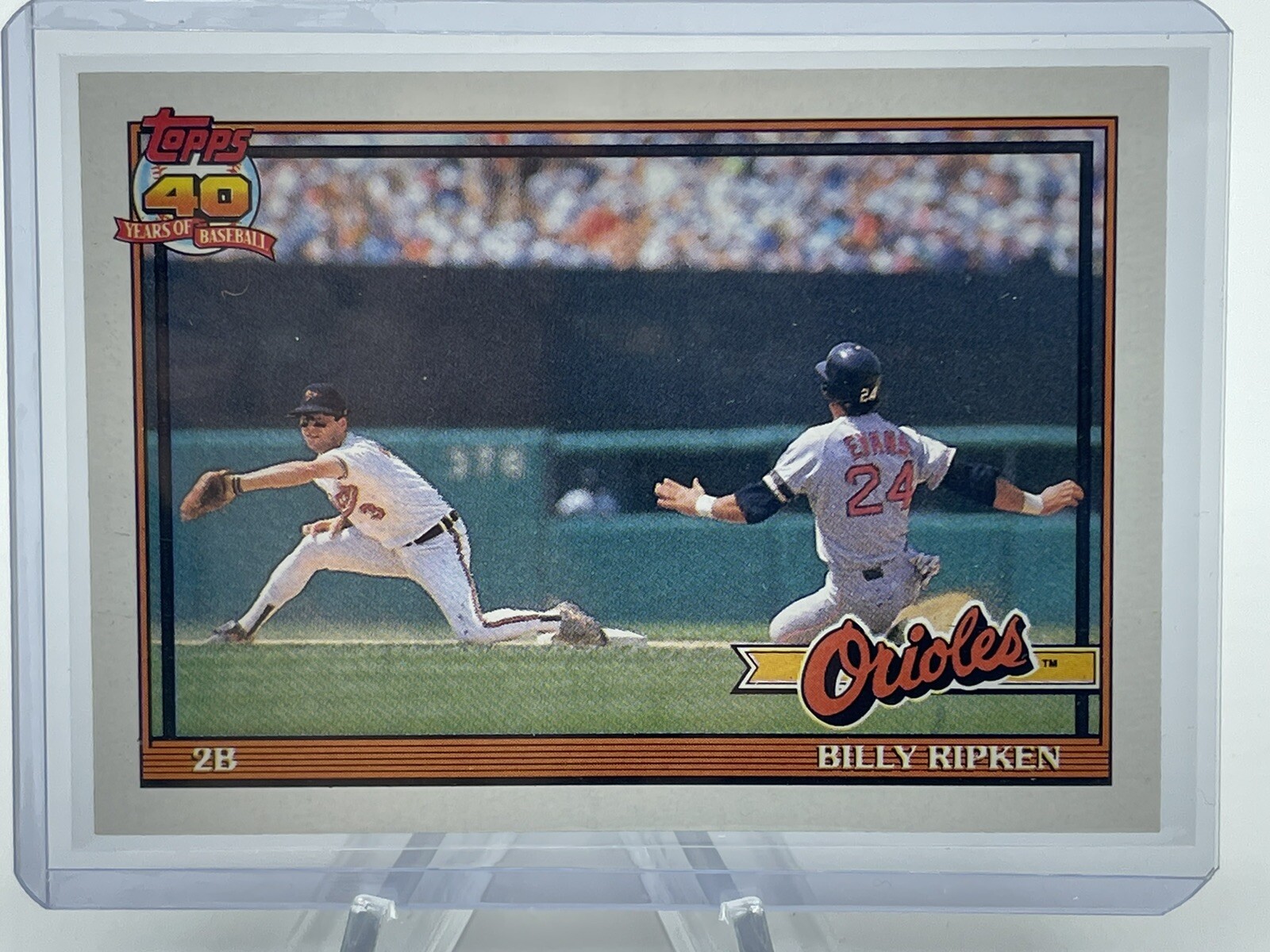 1991 TOPPS  BILLY RIPKEN # 677 ORIOLES 🔥
