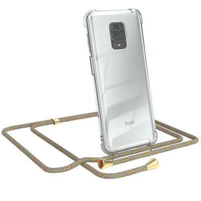 Für Xiaomi Redmi Note 9S / 9 Pro / 9 Pro Max Handyhülle zum Umhängen Regenbogen
