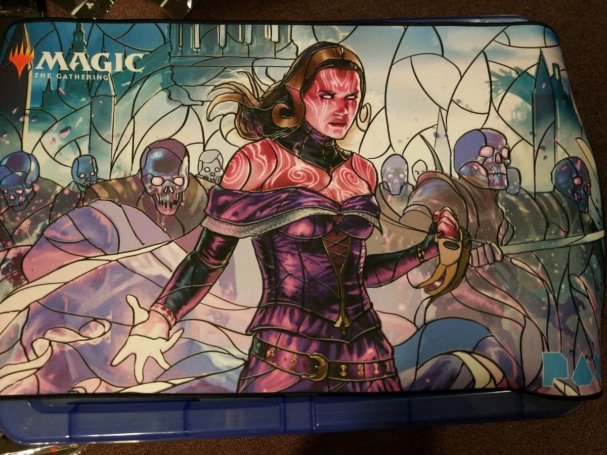 PAX West 2019 Glass Stained Lilliana Playmat Magic The Gathering