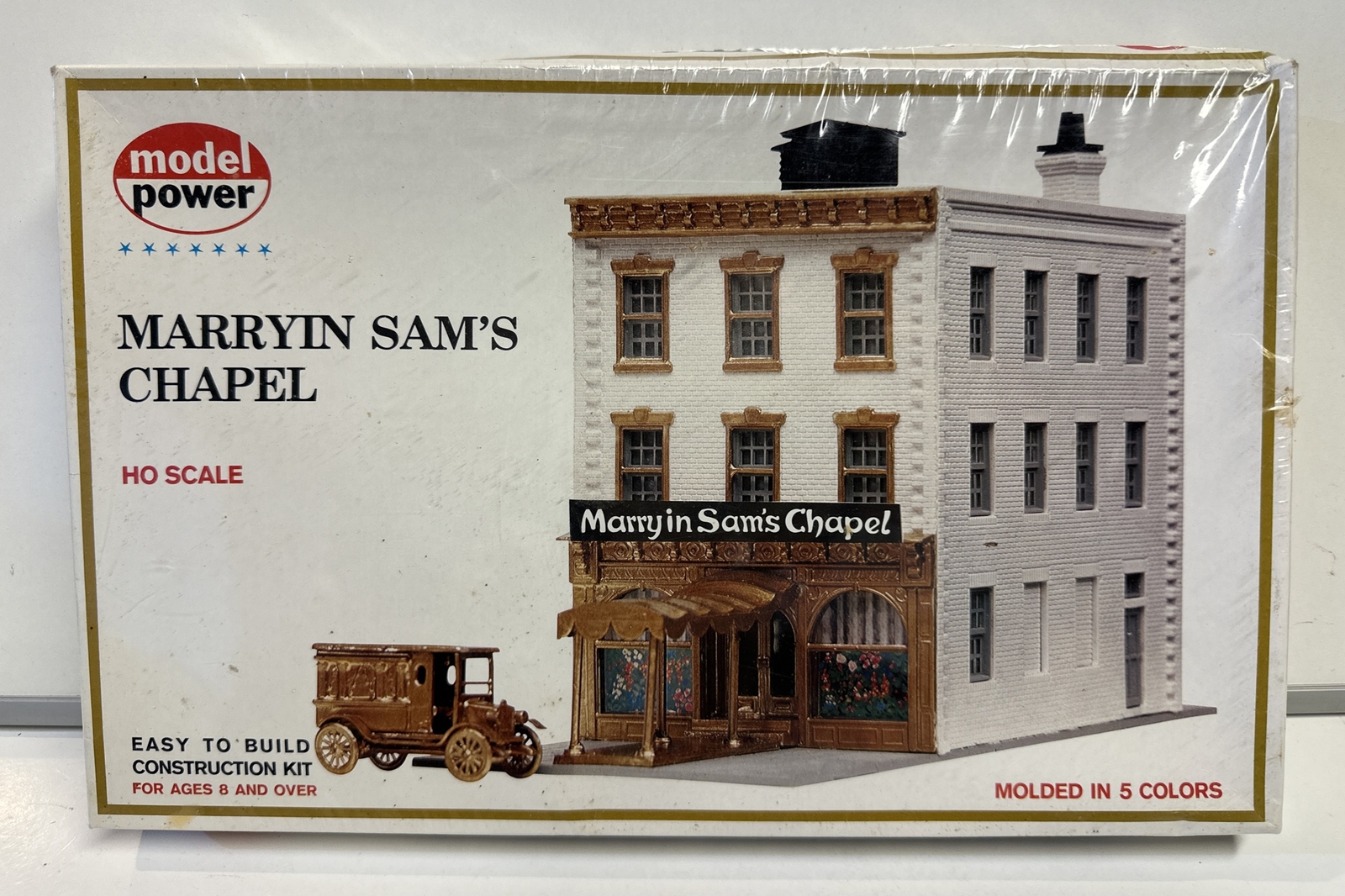 Model Power HO Scale Marryin Sam's Chapel Building Kit 457 NOS eBay