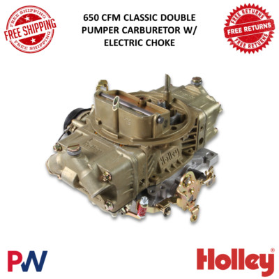 Holley 650 CFM Double Pumper Carburetor w/ Electric Choke