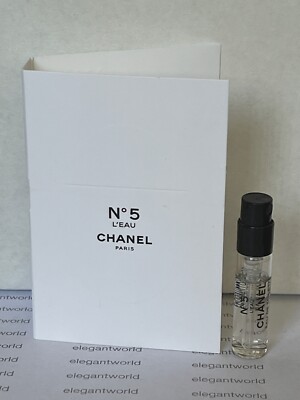 Chanel N°5 L'Eau Eau de Toilette Perfume Sample Vial Spray 1.5ml