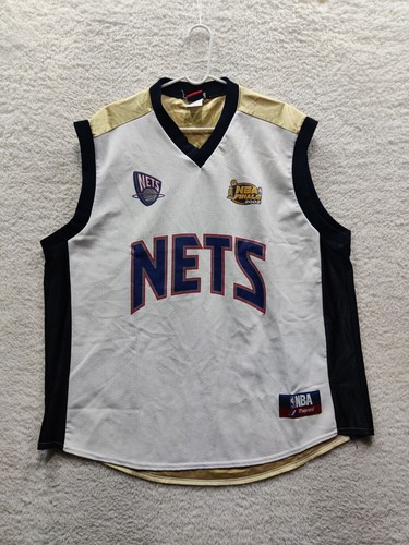 Vintage NBA Majestic Men's NBA Finals 2002 Kenyon Martin #6 Jersey Size 2X - 第 1/10 張圖片
