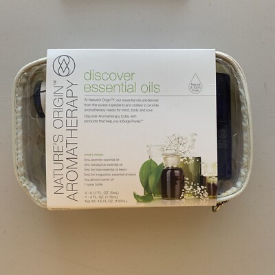 Nature s Origin ~ Aromatherapy ~ Essential Oils ~ Gift Set ~ Discover 