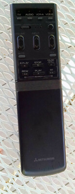 Mitsubishi 939P308A1 4 Device Learning TV Audio VCR-A VCR-B Remote Control