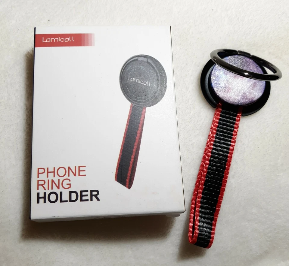 NEW - Lamicall Phone Ring Holder - Universal Phone Ring Stand Finger Ring Stand - Image 2 of 3