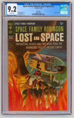 1967 Lost in Space Family Robinson #24 CGC 9.2 NM Gold Key * File Copy *