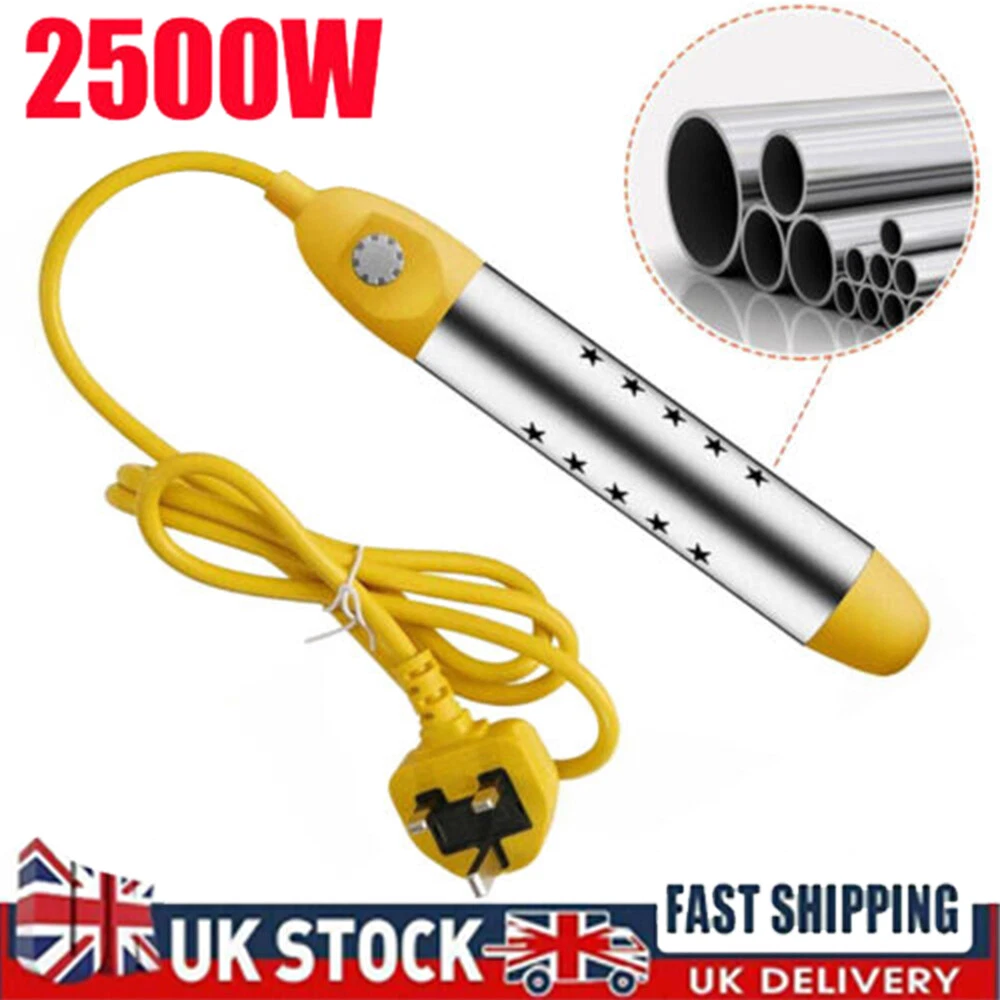 Electric Immersion Water Heater 2500W Portable Suspension Bath Hot Fast  Boiler | eBay