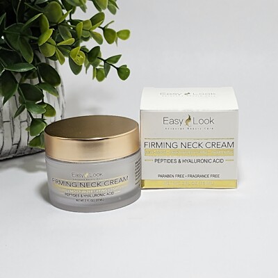 Easy Look Firming Neck Cream with Peptides & Hyaluronic Acid Lifting Tightening