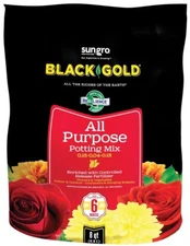 Sun Gro 1410102 8-Quart Black Gold Potting Mix
