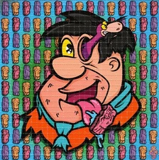 Fred's Vitamins by Brandon Ready BLOTTER ART perforated tabs psychedelic