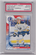 2016 UD NATIONAL HOCKEY CARD DAY GRADED ROOKIE JACK EICHEL #USA6 BUFFALO SABRES