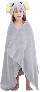 Cooky D Serviettes De Bain Bebe Avec Capuche Peignoir Visage Animal Elephant Ebay