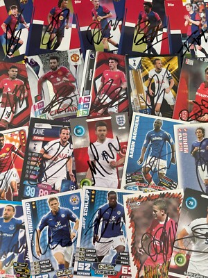 match attax, Shoot Out und andere alle signierten Karten 4