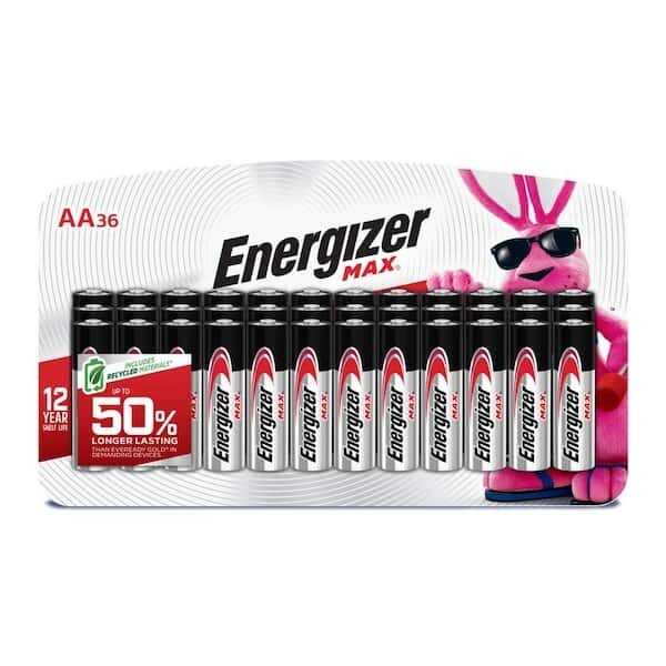 Max Aa Batteries (36-Pack), Double A Alkaline Batteries-image
