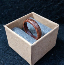 Handmade Leopardwood Ring Size 9