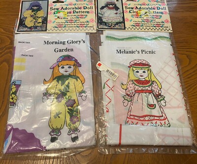 Just For Keeps Sew Adorable Doll Clothes Patterns Set Of Two