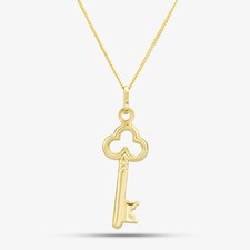 9ct Yellow Gold Key Necklace 1.63.2733