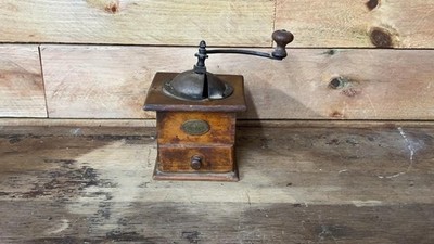 Vtg French Mutzig-Framont Coffee Grinder   19th Early 20th C. Moulin à Café-T41
