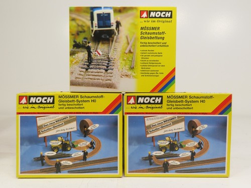 Lote de 3 camas de pista de lastre Busch 99150 / 99315 HO NUEVO EN CAJA 12450 | Zustand: New