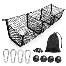 Three Pocket Cargo Net Truck Pickup Bed Organizers Storage Mesh Netting 47 x2 1