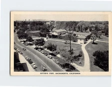 Postcard Sutter's Fort Sacramento California USA