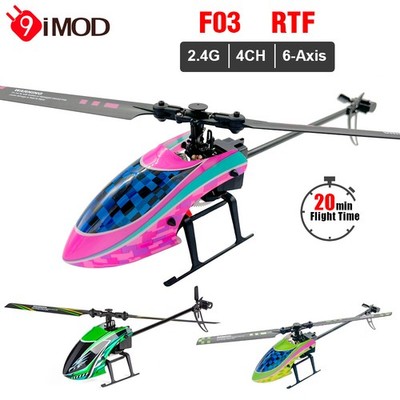 9IMOD F03 RC Helicopter 4CH 2.4Ghz Remote Control with 6-Axis Gyro RTF Aircraft