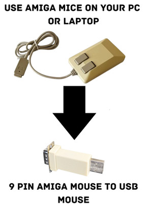 Amiga Maus zu USB Maus Konverter - Verwenden Sie Amiga Mäuse auf A500 Mini PC MAC Linux