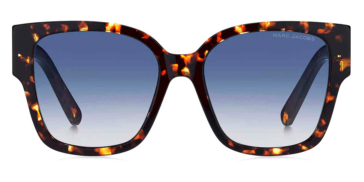 Marc Jacobs MJB Sunglasses Havana / Blue Shaded 008608 54mm 