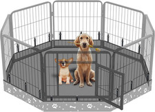 Dog Playpen Bottom Pad Fits for 24 Inch 8 Panels Metal Exercise Pet Playpen, Dog