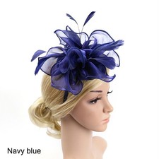Wedding Cocktail Tea Party Feather Flower Headband Headwear Fascinator Hats
